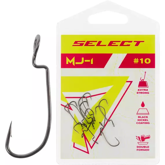 Гачок Select MJ-1 #10 (10 шт / уп), Номер гачка, №: 10, фото 